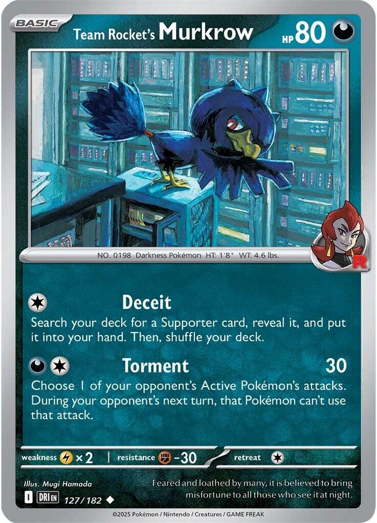 Murkrow del Team Rocket - Rivali Predestinati 127/182 [ Italiano ]