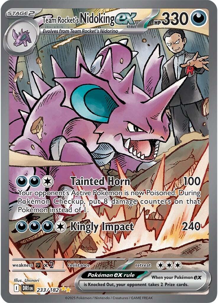 Nidoking-ex del Team Rocket - Rivali Predestinati 119/182 [ Italiano ]