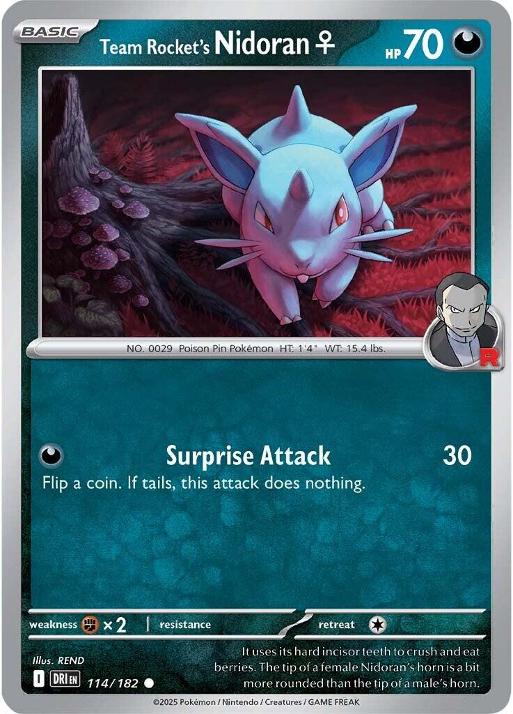 Nidoran♀ del Team Rocket - Rivali Predestinati 114/182 [ Italiano ]
