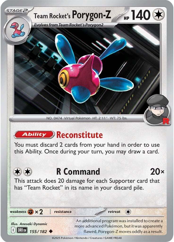Porygon-Z del Team Rocket - Rivali Predestinati 155/182 [ Italiano / Inglese ]