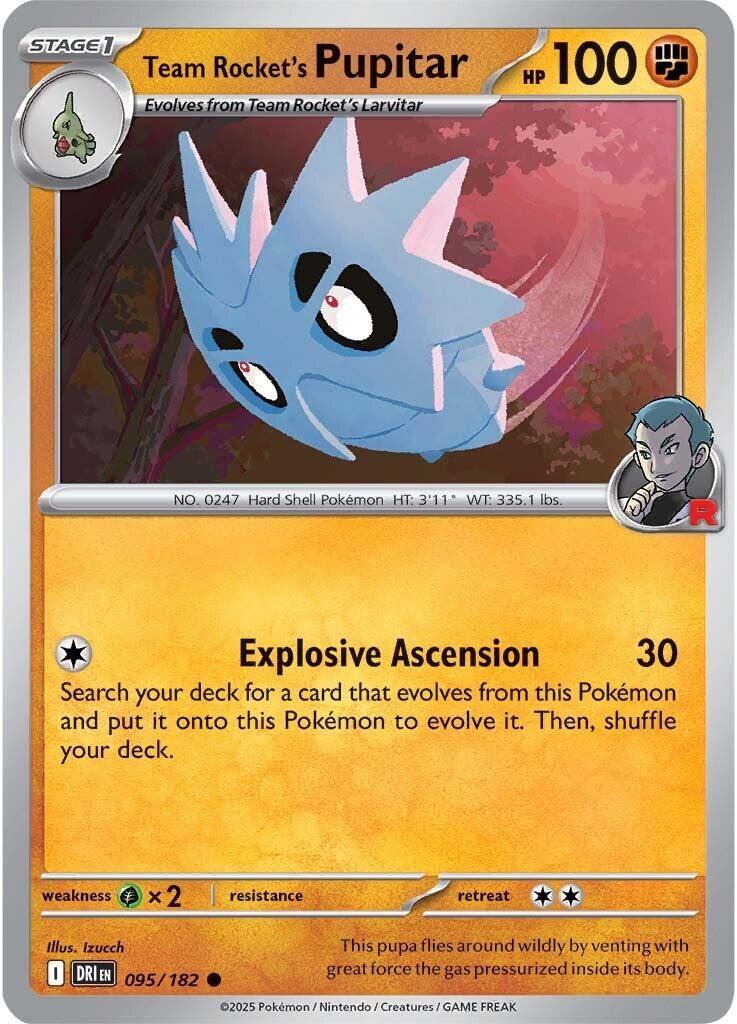 Pupitar del Team Rocket - Rivali Predestinati 095/182 [ Italiano / Inglese ]