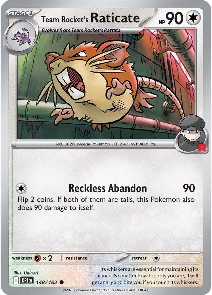 Raticate del Team Rocket - Rivali Predestinati 148/182 [ Italiano / Inglese ]