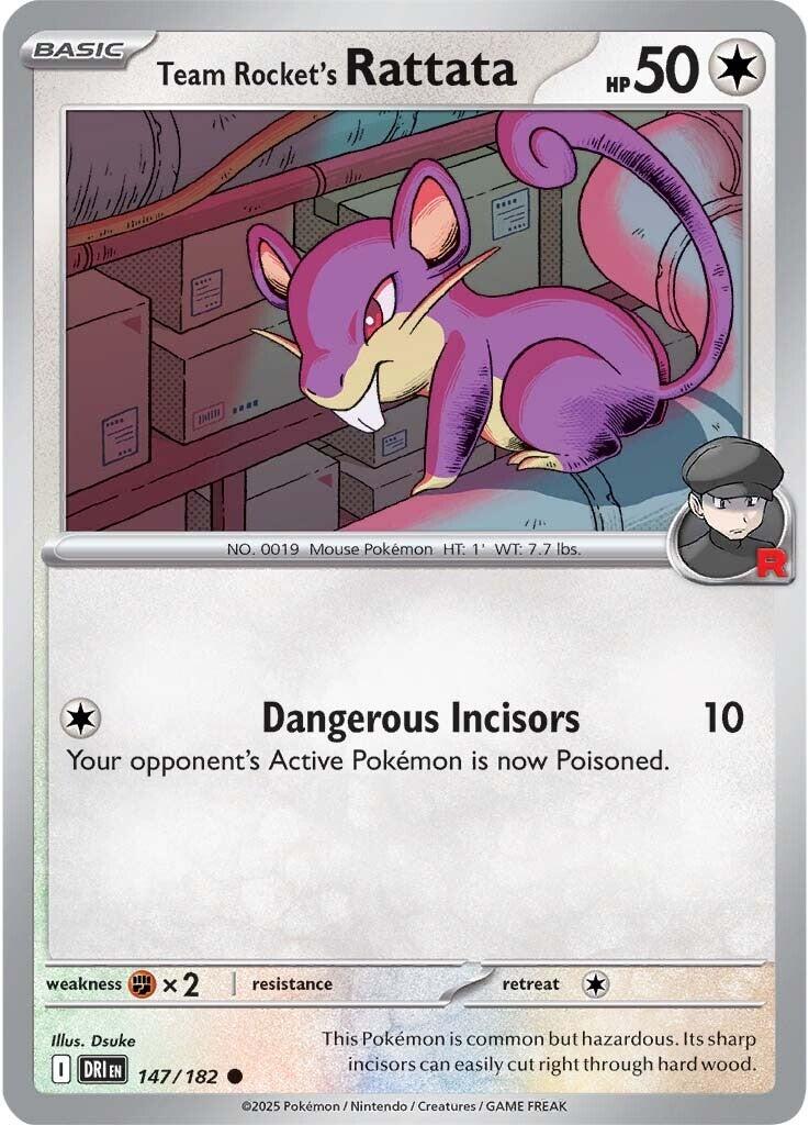 Rattata del Team Rocket - Rivali Predestinati 147/182 [ Italiano / Inglese ]