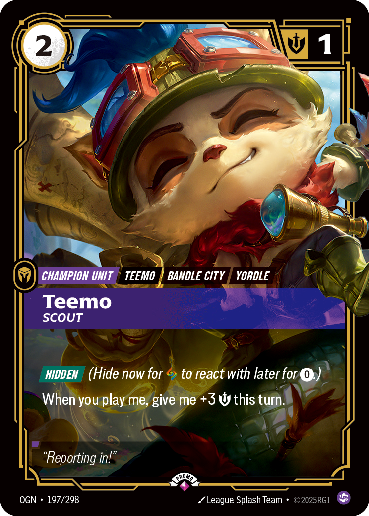 Teemo - Scout (Promo) [ Inglese / Cinese Semplificato ]
