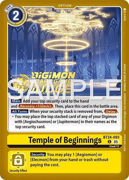 Temple of Beginnings BT24-093 [ Inglese / Giapponese ]
