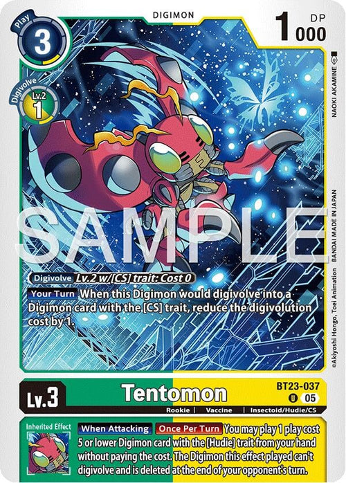Tentomon BT23-037 [ Inglese / Giapponese ]