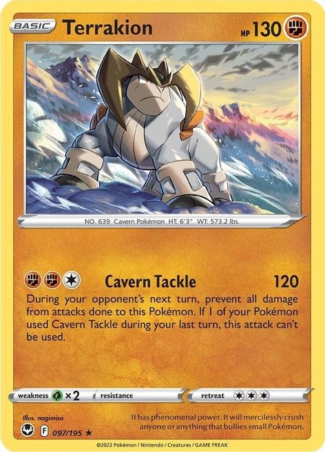 Terrakion - Tempesta Argentata 097/195 [ Italiano ]