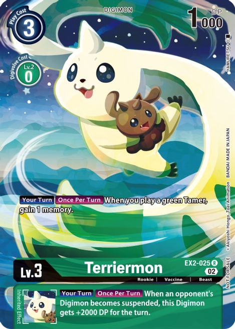 Terriermon EX2-025 [ Inglese / Giapponese ]
