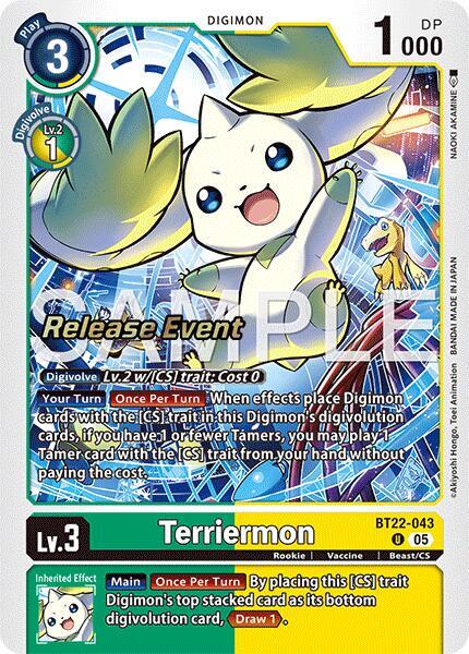 Terriermon BT22-043 [ Inglese / Giapponese ]