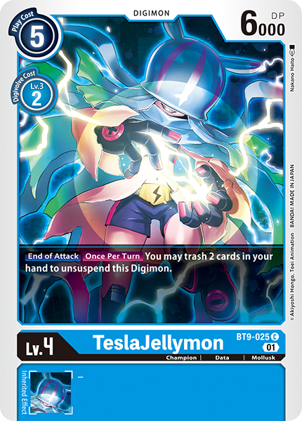 TeslaJellymon BT9-025 [ Inglese / Giapponese ]