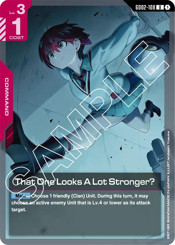 That One Looks A Lot Stronger? GD02-108 [ Inglese / Giapponese ]