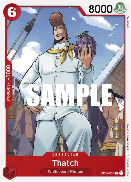 Thatch OP02-007 [ Inglese / Giapponese / Francese / Cinese Semplificato ]