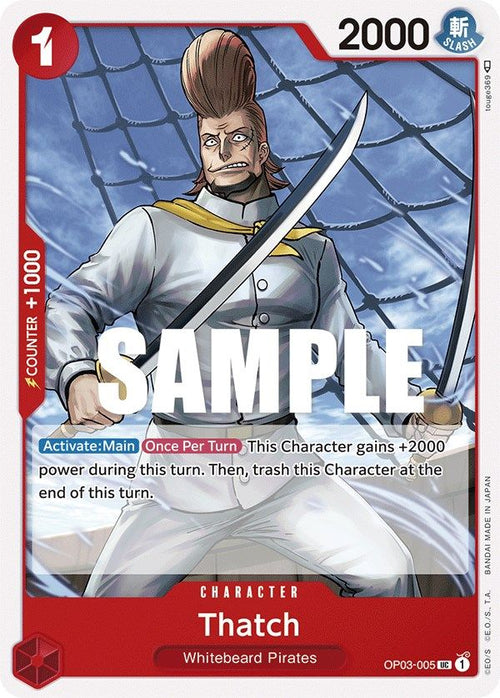 Thatch OP03-005 [ Inglese / Giapponese / Francese / Cinese Semplificato ]