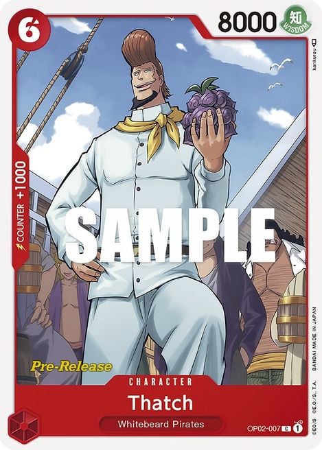 Thatch OP02-007 [ Inglese / Giapponese / Francese / Cinese Semplificato ]