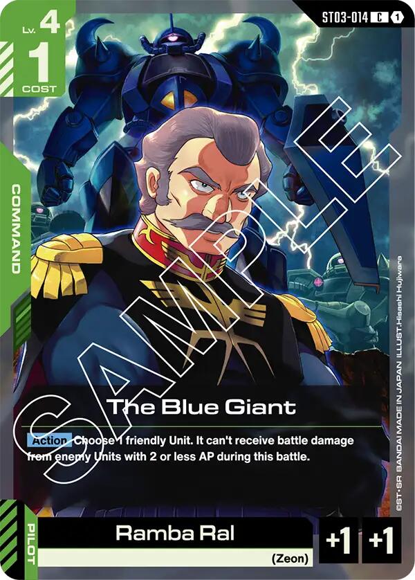The Blue Giant ST03-014 [ Inglese / Giapponese ]