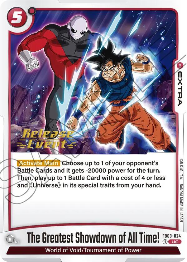 The Greatest Showdown of All Time! FB03-024 [ Inglese / Giapponese ]