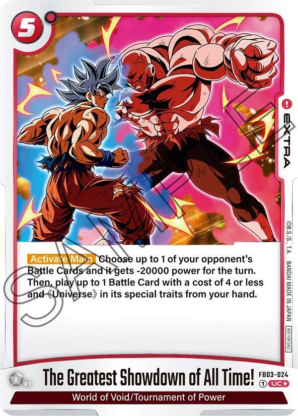 The Greatest Showdown of All Time! FB03-022 [ Inglese / Giapponese ]