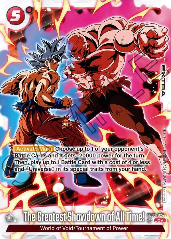 The Greatest Showdown of All Time! FB03-022 [ Inglese / Giapponese ]