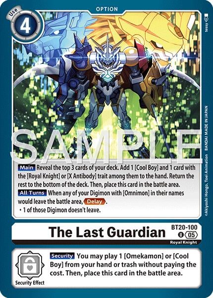 The Last Guardian BT20-100 [ Inglese / Giapponese ]
