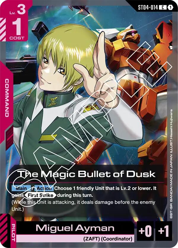The Magic Bullet of Dusk ST04-014 [ Inglese / Giapponese ]