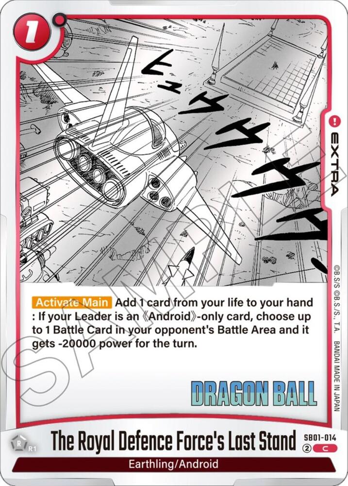 The Royal Defence Force's Last Stand SB01-014 [ Inglese / Giapponese ]