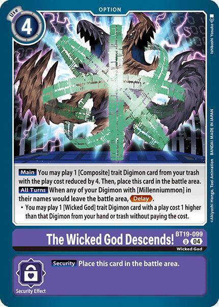 The Wicked God Descends! BT19-099 [ Inglese / Giapponese ]