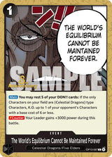 NM / Giapponese / COMMON - (3rd Anniversary Stamp) - OP-13: Carrying on his W.
