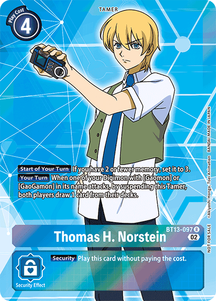 Thomas H Norstein BT13-097 [ Inglese / Giapponese ]
