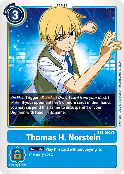 Thomas H Norstein BT4-093 [ Inglese / Giapponese ]