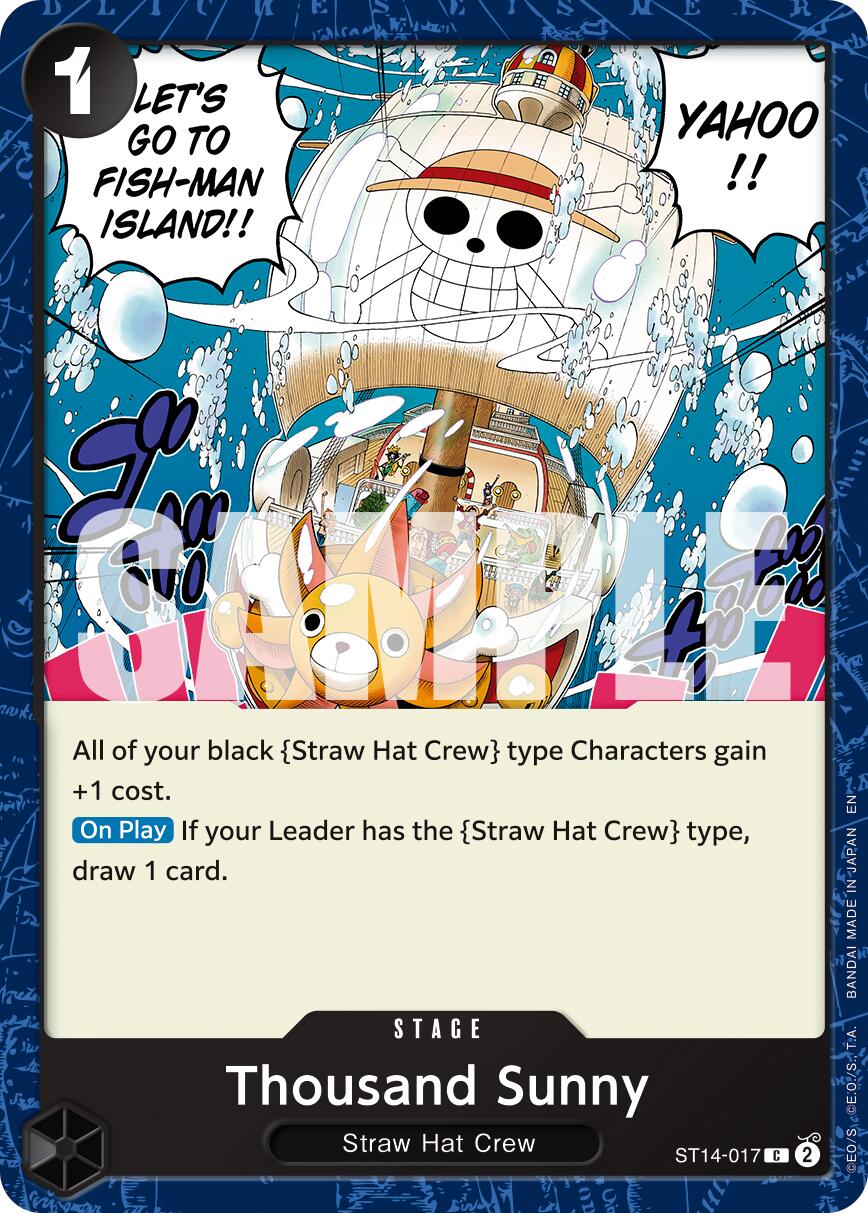 Thousand Sunny ST14-017 [ Inglese / Giapponese / Francese / Cinese Semplificato ]