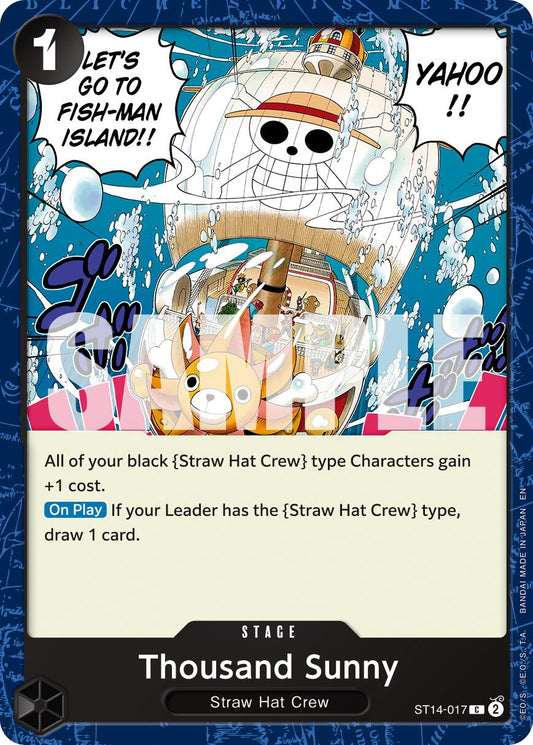 Thousand Sunny ST14-017 [ Inglese / Giapponese / Francese / Cinese Semplificato ]