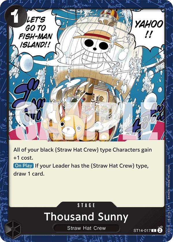 Thousand Sunny ST14-017 [ Inglese / Giapponese / Francese / Cinese Semplificato ]