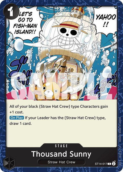 Thousand Sunny ST14-017 [ Inglese / Giapponese / Francese / Cinese Semplificato ]