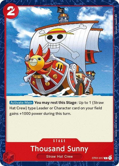 Thousand Sunny ST01-017 [ Inglese / Giapponese / Francese / Cinese Semplificato ]