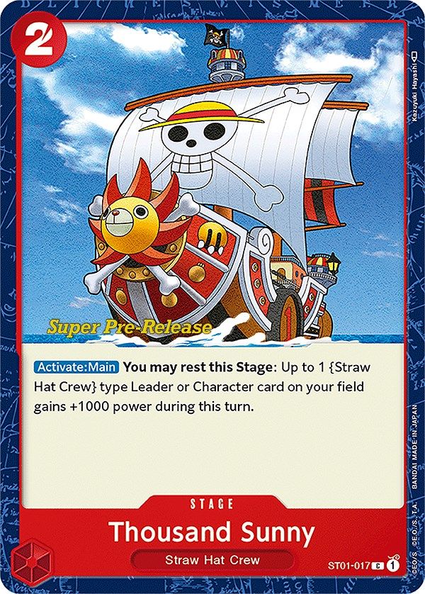 Thousand Sunny ST01-017 [ Inglese / Giapponese / Francese / Cinese Semplificato ]