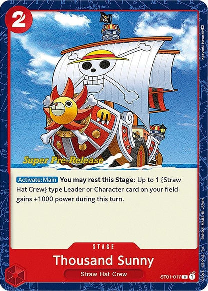 Thousand Sunny ST01-017 [ Inglese / Giapponese / Francese / Cinese Semplificato ]
