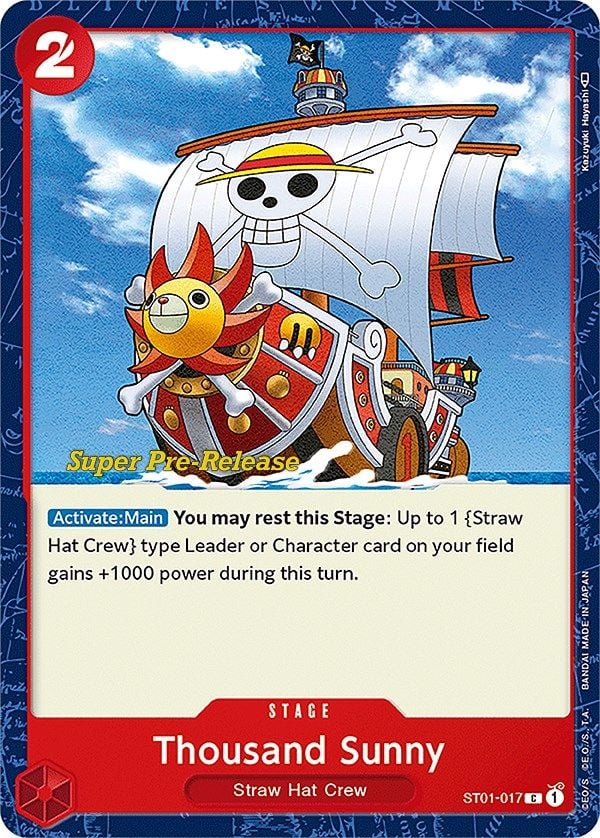 Thousand Sunny ST01-017 [ Inglese / Giapponese / Francese / Cinese Semplificato ]