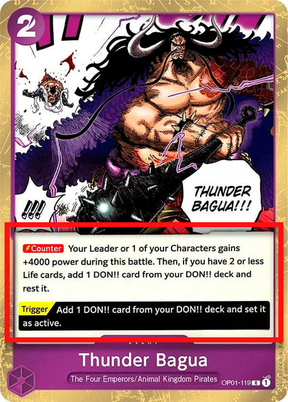 Thunder Bagua OP01-119 [ Inglese / Giapponese / Francese / Cinese Semplificato ]