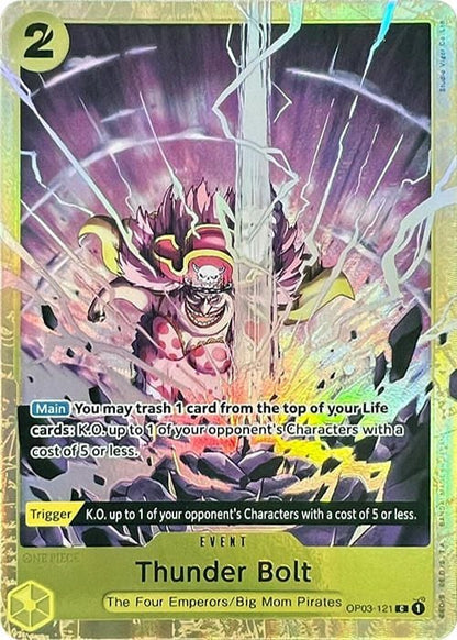 Thunder Bolt OP03-121 [ Inglese / Giapponese / Francese / Cinese Semplificato ]