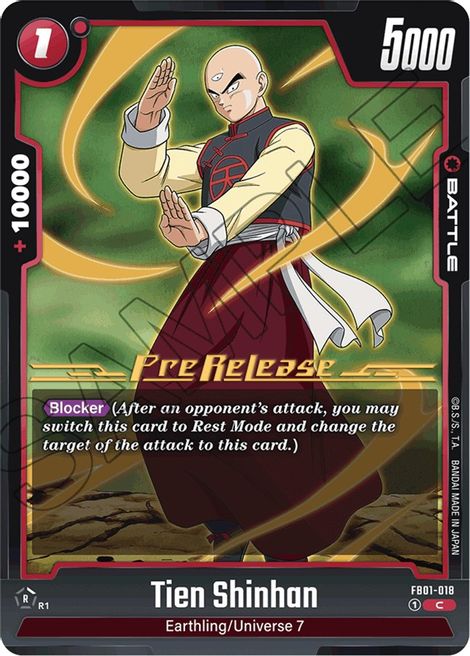 Tien Shinhan FB01-018 [ Inglese / Giapponese ]