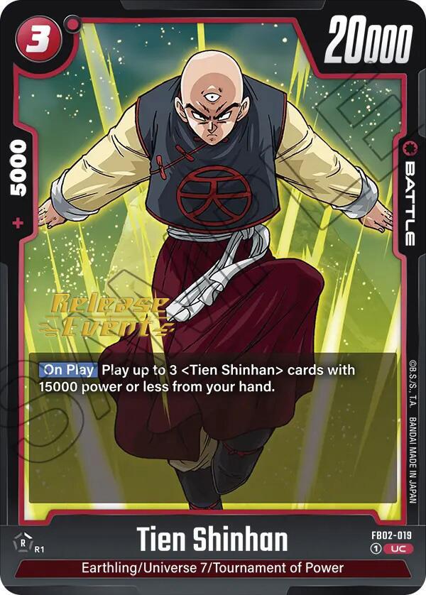 Tien Shinhan FB02-019 [ Inglese / Giapponese ]