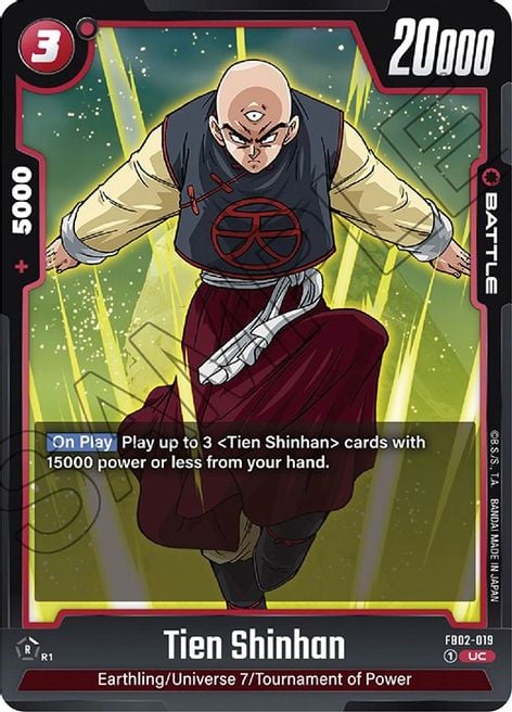 Tien Shinhan FB02-019 [ Inglese / Giapponese ]