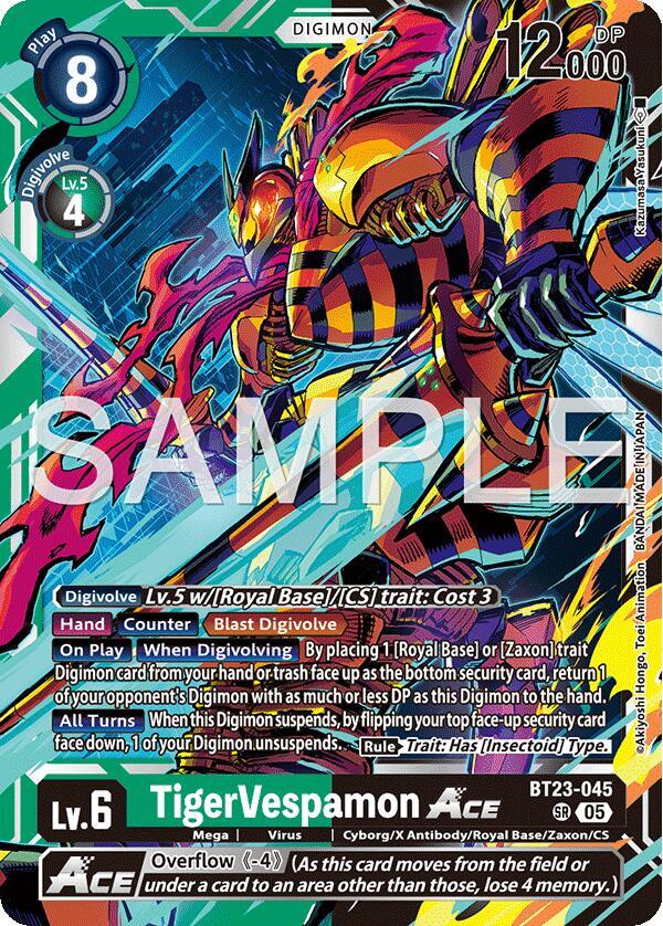 TigerVespamon ACE BT23-045 [ Inglese / Giapponese ]