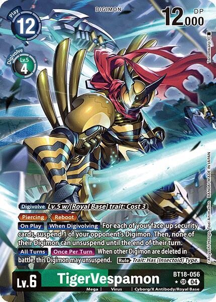 TigerVespamon BT18-056 [ Inglese / Giapponese ]