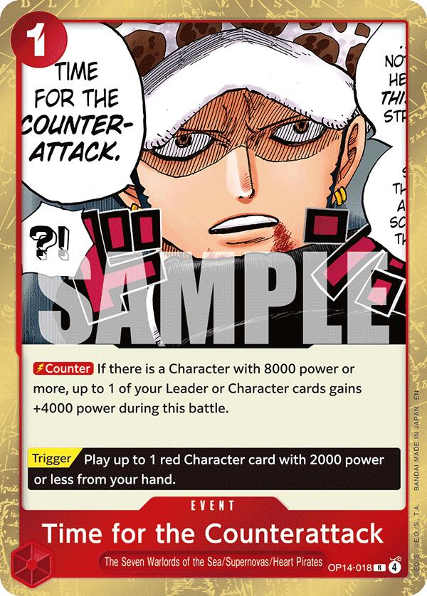 Time for the Counterattack OP14-018 [ Inglese / Giapponese / Francese / Cinese Semplificato ]