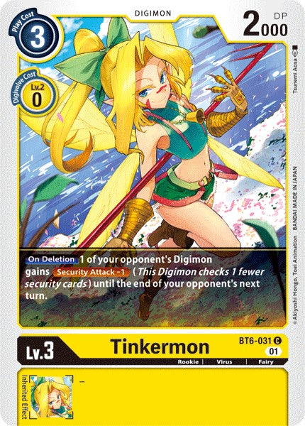 Tinkermon BT6-031 [ Inglese / Giapponese ]