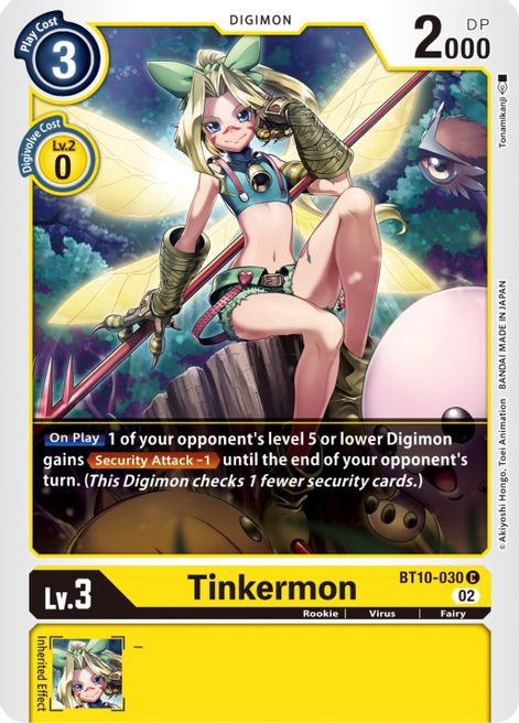 Tinkermon BT10-030 [ Inglese / Giapponese ]