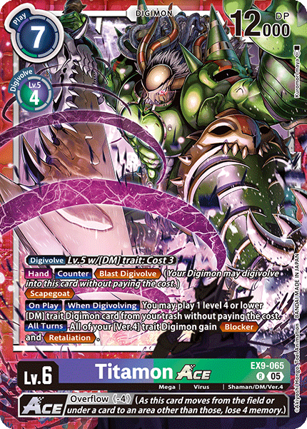 Titamon ACE EX9-065 [ Inglese / Giapponese ]