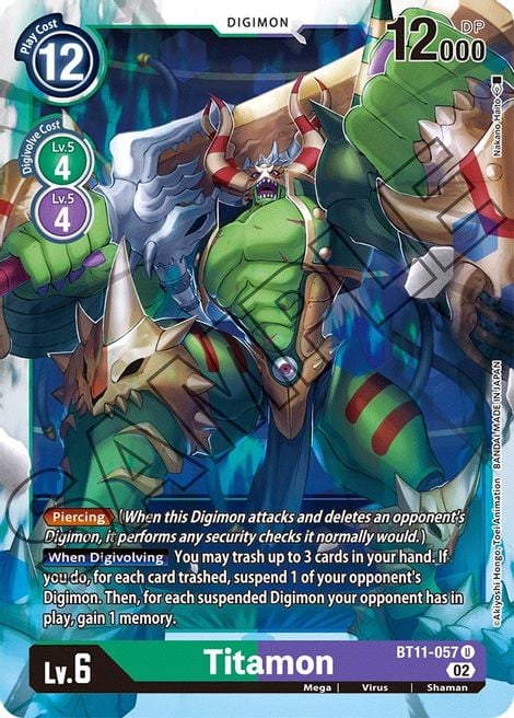Titamon BT11-057 [ Inglese / Giapponese ]