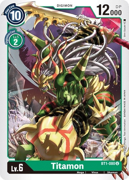 Titamon BT1-080 [ Inglese / Giapponese ]